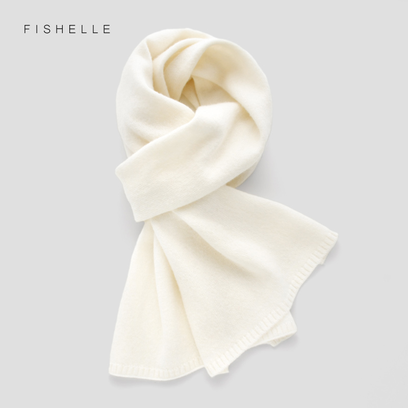 Wool Scarf Men - Cachecóis de Lã Brancos para Mulheres,