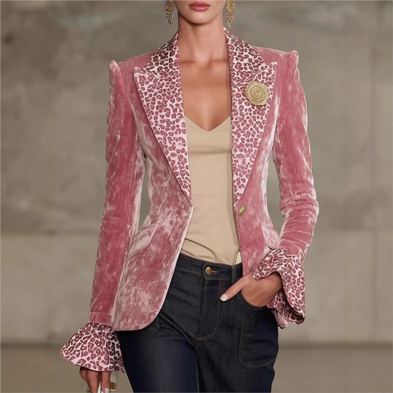 Down Jacket Packable - Luxo cor sólida veludo blazer para