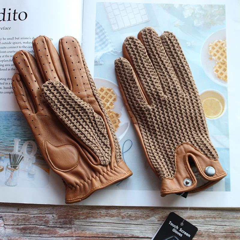 Luvas de Couro Masculinas de A - Touch Screen Gloves avaliação e preço