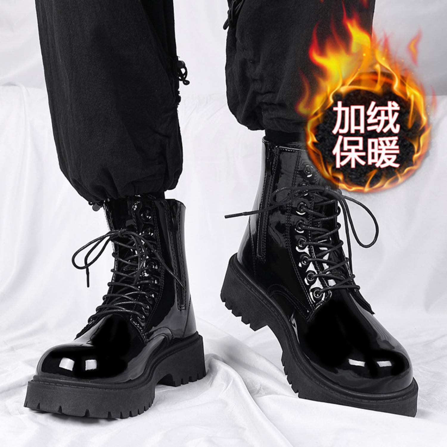Botas masculinas de cano alto, - Waterproof Winter Boot avaliação e preço