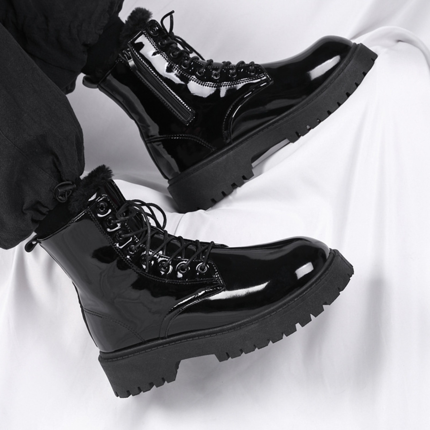Botas masculinas de cano alto, - Waterproof Winter Boot avaliação e preço