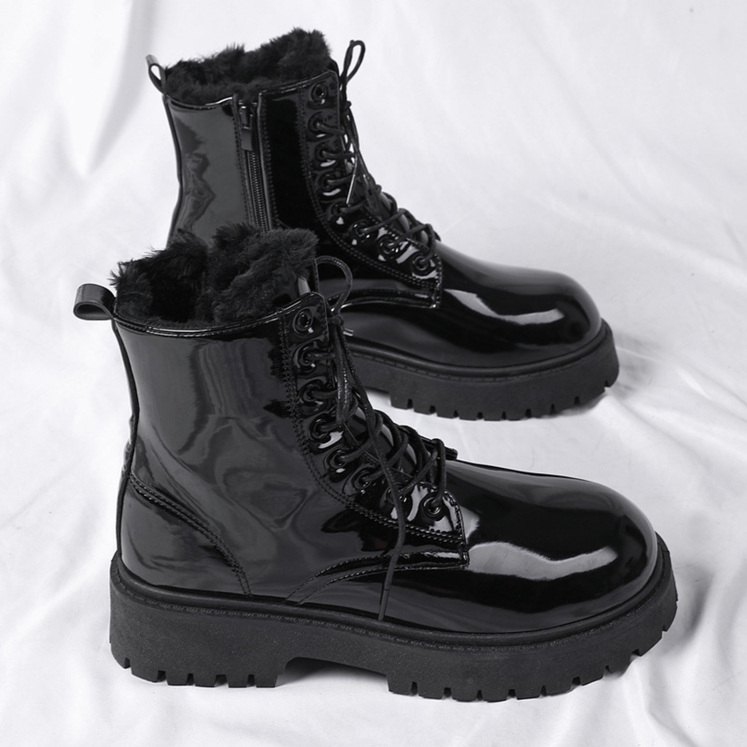 Botas masculinas de cano alto, - Waterproof Winter Boot avaliação e preço