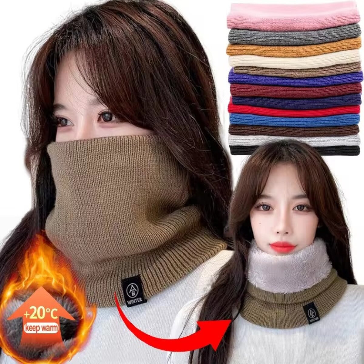 Cachecol de lã de inverno, mac - Winter Headband Fleece avaliação e preço