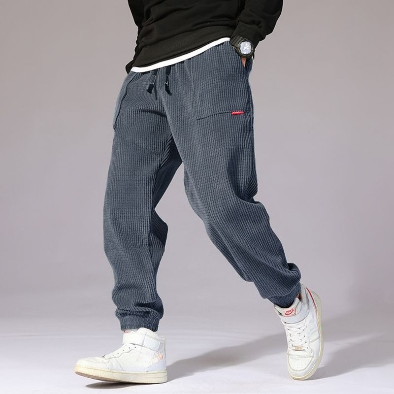 Calças de Moletom Masculinas e - Corduroy Pant Warm avaliação e preço