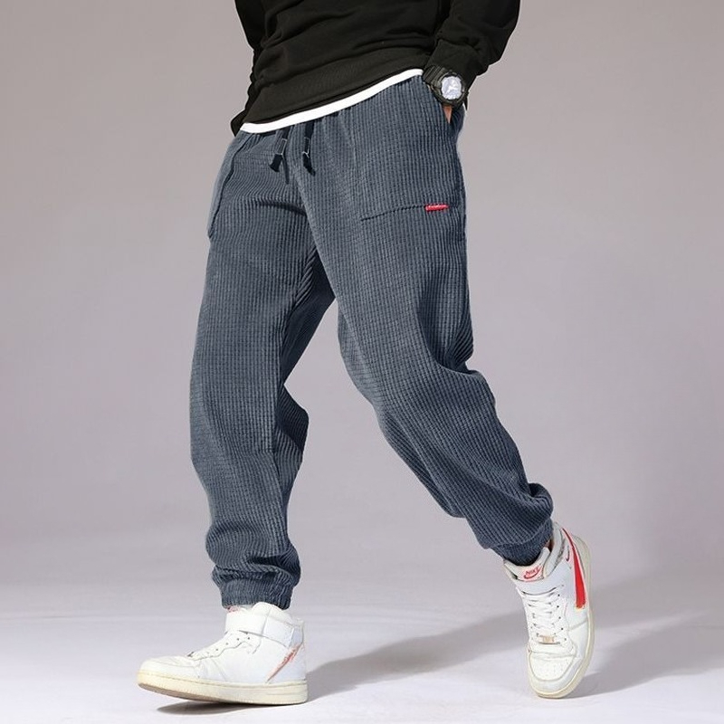 Calças de Moletom Masculinas e - Corduroy Pant Warm avaliação e preço