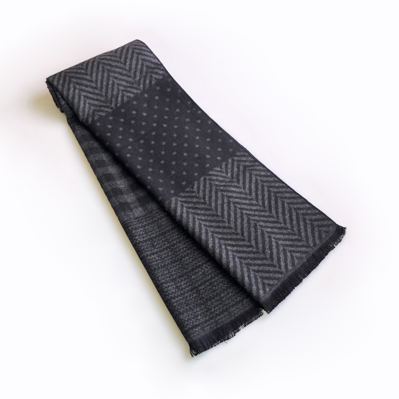 Lenço de caxemira masculino co - Wool Scarf Men avaliação e preço