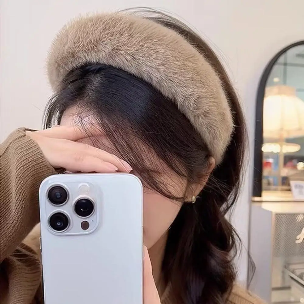 2025 outono inverno pele de vi - Winter Headband Fleece avaliação e preço
